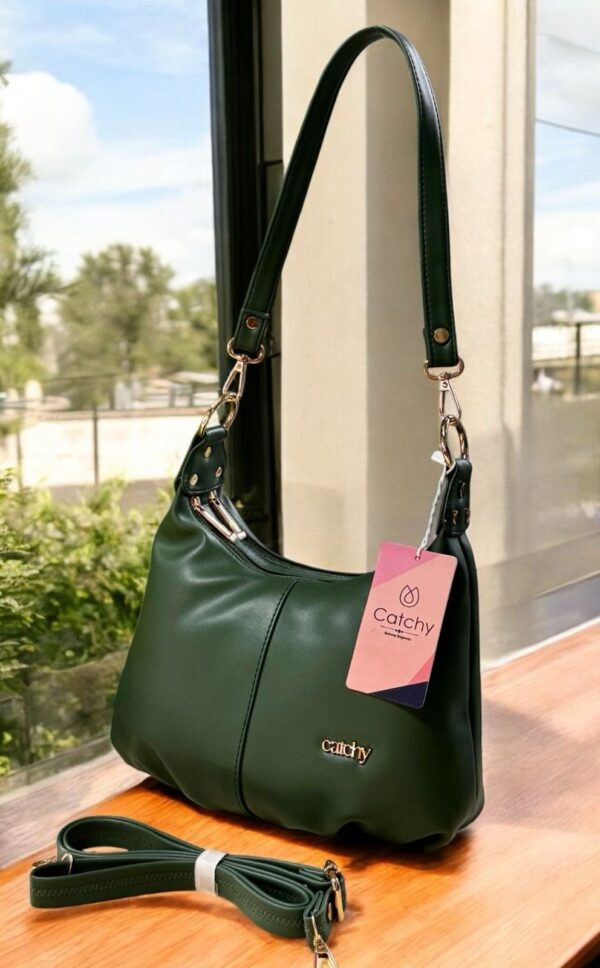 Catchy Premium Quality Trending leather sling bag shoulder crossbody bag with detachable strap - Image 2
