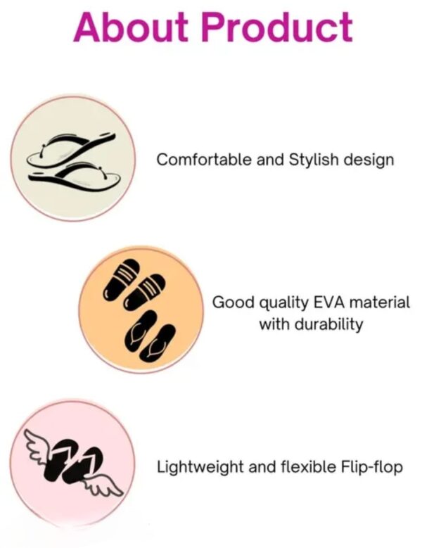 Eva Choice women's stylish trendy wedges slipper best quality soft comfortable casual partywear n daily wear eva flipflop for women's n girl's - Image 6