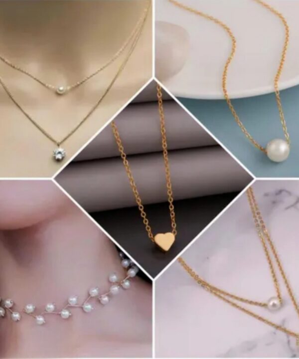 shimmering beautiful necklace combo for women and girls