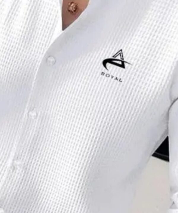 WAFFLE TEXTURE LONG SLEEVE SHIRT