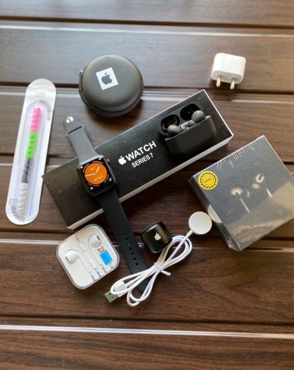 Watch Series 7 And Airpods Pro  Combo 😍 6in1 Boom Boom Combo - Image 2
