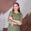 Women Kurta Sets With Dupatta - Green