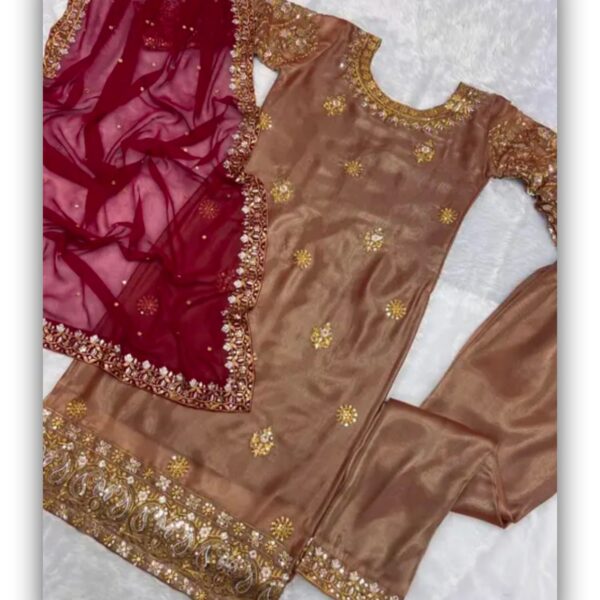 Brown Zimmy Cho Women Kurta Set - Image 3