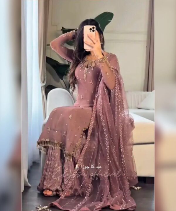 New Designer Collection in Embroidery Work With Fully Stitched Ready to Wear Suit
