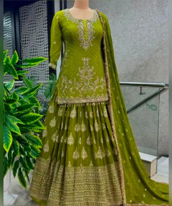 PANJABI STYLE KURTI LENGHA SET