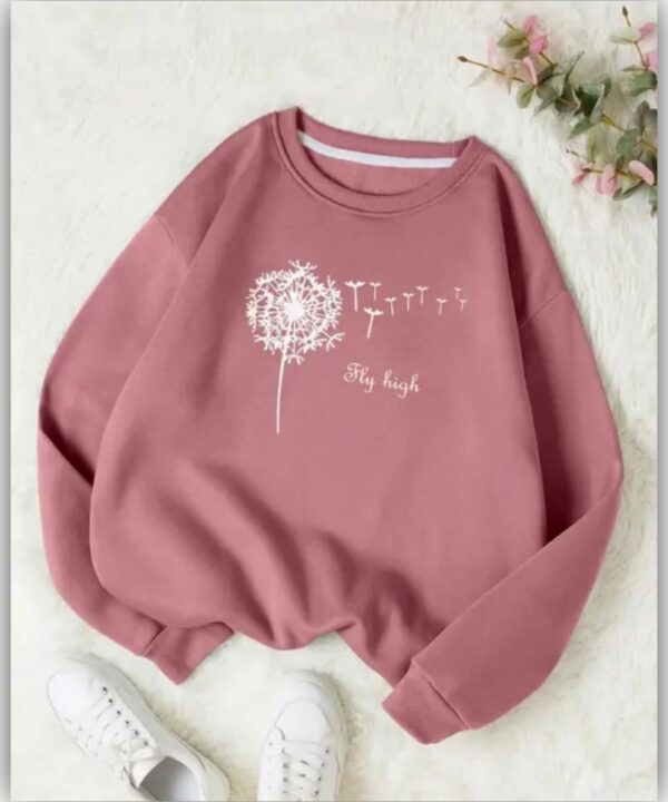 Pretty Graceful Women Printed Sweatshirts 