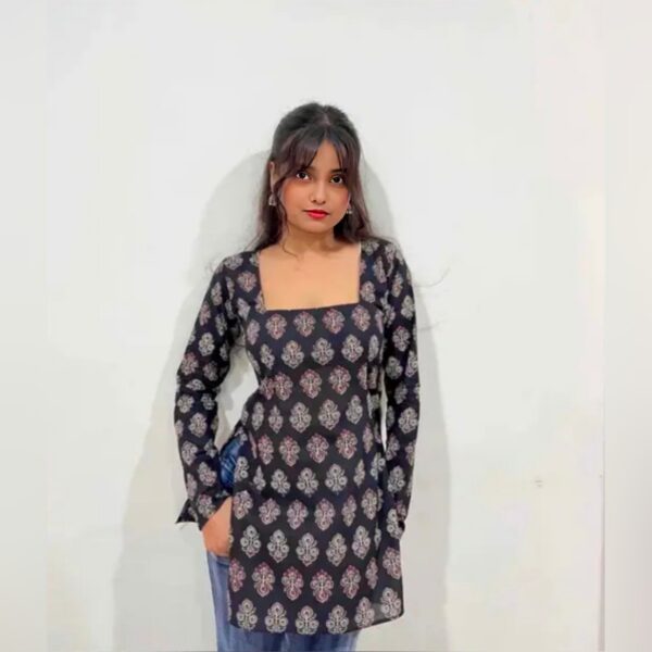 Printed Short Kurti For Womens / Girls