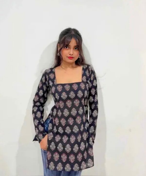 Printed Short Kurti For Womens / Girls