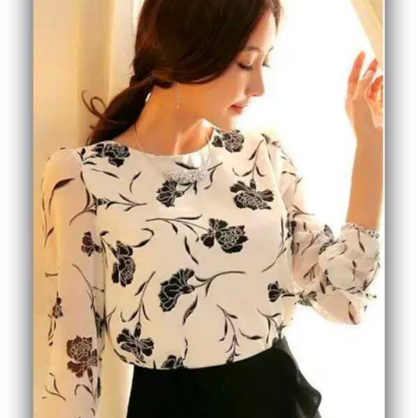 White color women top western collection