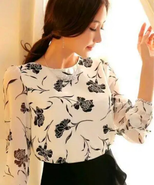 White color women top western collection