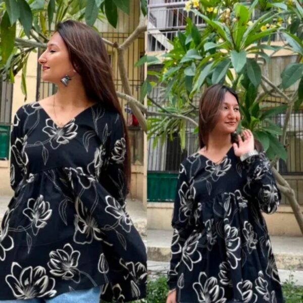 Trending top for women/ short kurti  Fabric: Cotton