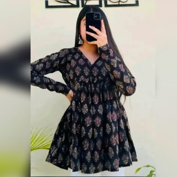 womens Rayon Printed top, Rayon top, festival top, partywear top, dailywear top, Office wear top - Image 2