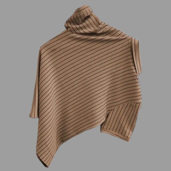 New Trending Mens Striped Polo Texture Neck T-shirt - Image 2
