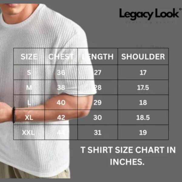 NEW SUMMER COLLECTION POPCORN TEXTURE T SHIRT. - Image 4