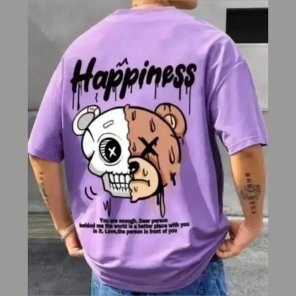 Round Neck Stylish Overszie Printed Tshirt
