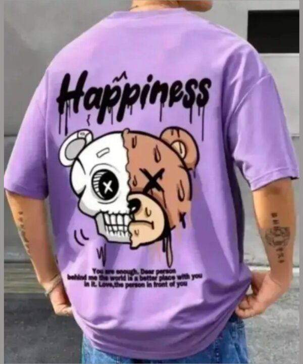 Round Neck Stylish Overszie Printed Tshirt