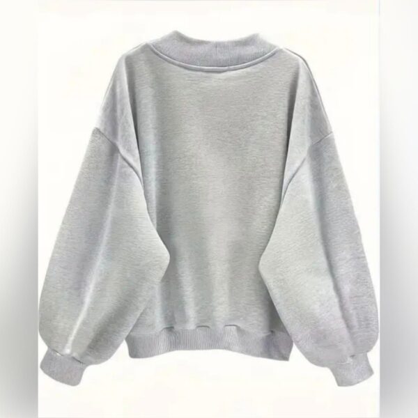 Premium Sweatshirt Casual Long Sleeve Sweatshirt For Fall & Winter For Women - Image 2
