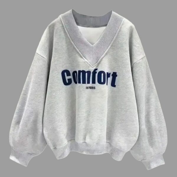 Premium Sweatshirt Casual Long Sleeve Sweatshirt For Fall & Winter For Women