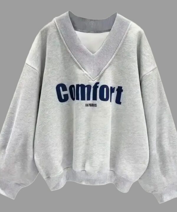 Premium Sweatshirt Casual Long Sleeve Sweatshirt For Fall & Winter For Women